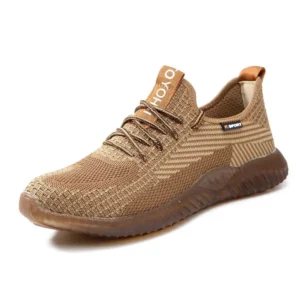 SUADEX Men Steel Toe Safety Work Shoes