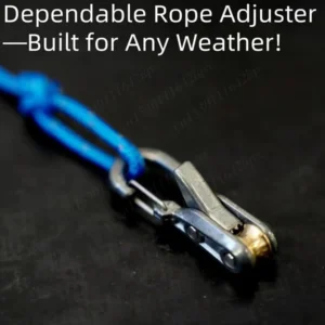 Rope Adjuster Outdoor Rope Stopper Tightener Adjustable Buckle